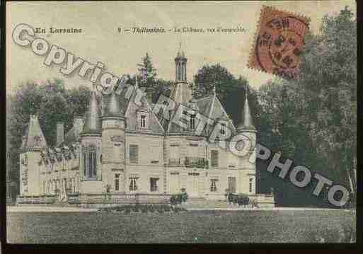 Ville de THILLOMBOIS Carte postale ancienne