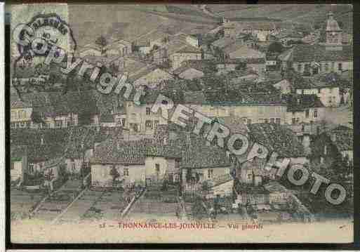 Ville de THONNANCELESJOINVILLE Carte postale ancienne