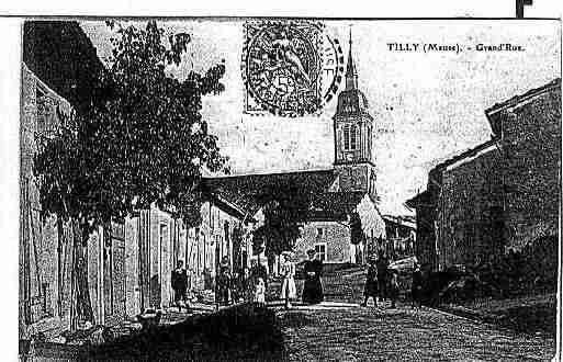 Ville de TILLYSURMEUSE Carte postale ancienne