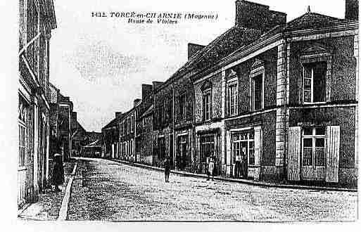 Ville de TORCEVIVIERSENCHARNIE Carte postale ancienne