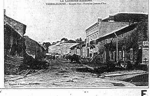 Ville de TREMBLECOURT Carte postale ancienne