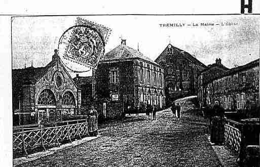 Ville de TREMILLY Carte postale ancienne