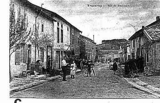 Ville de TREVERAY Carte postale ancienne