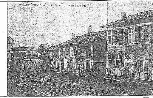 Ville de TRIAUCOURT Carte postale ancienne