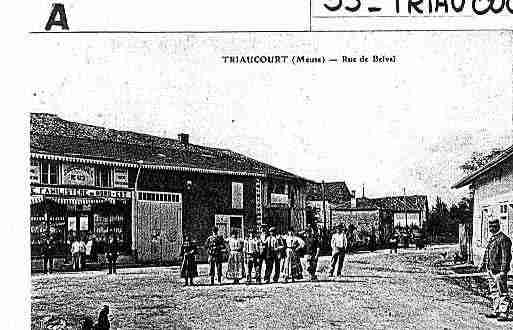 Ville de TRIAUCOURT Carte postale ancienne