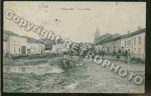 Ville de VACQUEVILLE Carte postale ancienne