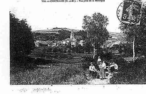 Ville de VALETCHATILLON Carte postale ancienne