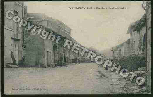 Ville de VANDELEVILLE Carte postale ancienne