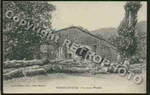 Ville de VANDELEVILLE Carte postale ancienne