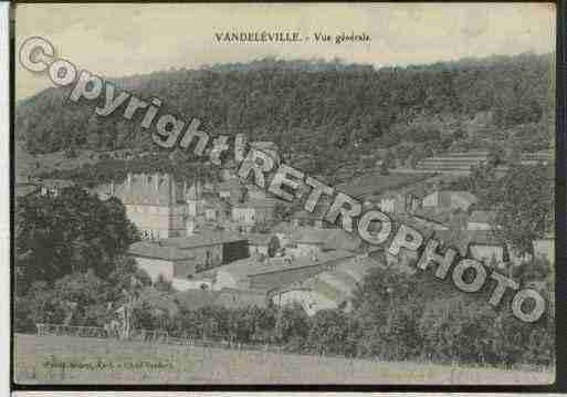 Ville de VANDELEVILLE Carte postale ancienne