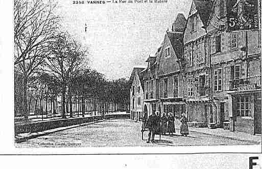 Ville de VANNES Carte postale ancienne