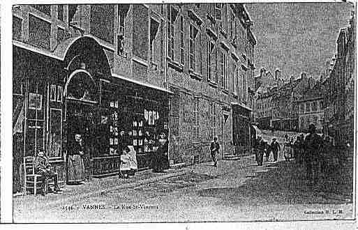 Ville de VANNES Carte postale ancienne