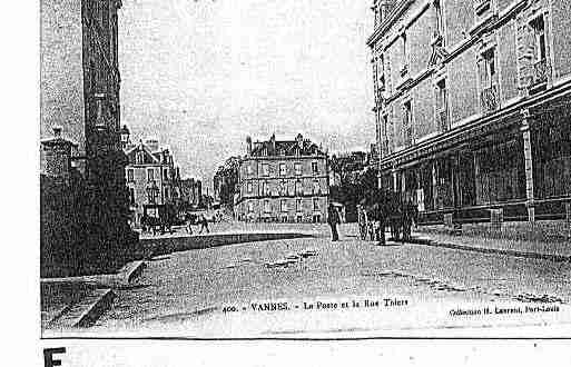 Ville de VANNES Carte postale ancienne