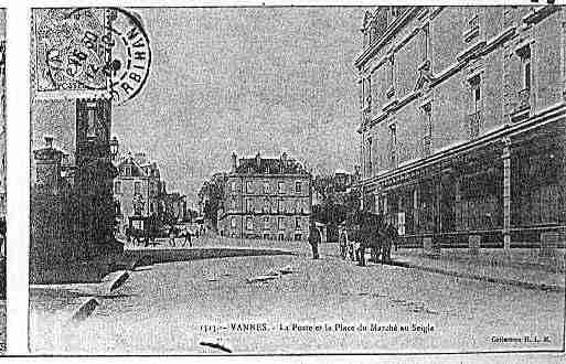 Ville de VANNES Carte postale ancienne