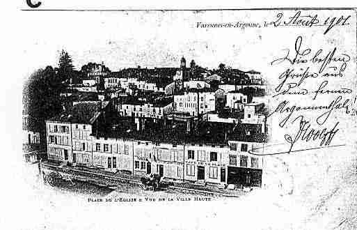 Ville de VARENNESENARGONNE Carte postale ancienne