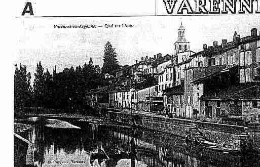 Ville de VARENNESENARGONNE Carte postale ancienne Ville de VARENNESENARGONNE Carte postale ancienne