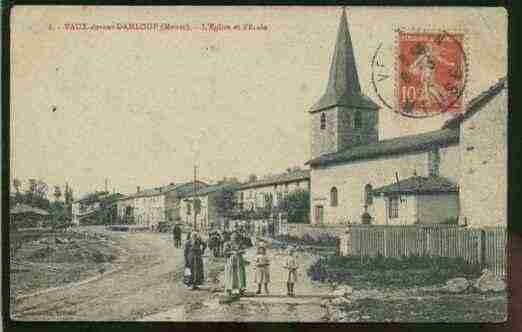 Ville de VAUXDEVANTDAMLOUP Carte postale ancienne