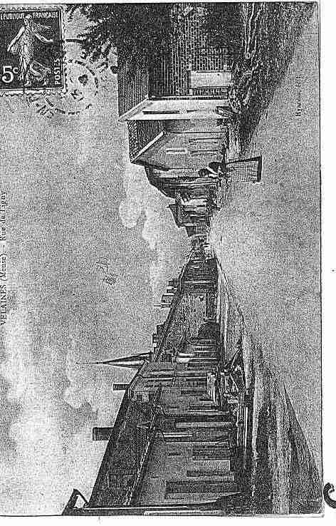 Ville de VELAINES Carte postale ancienne