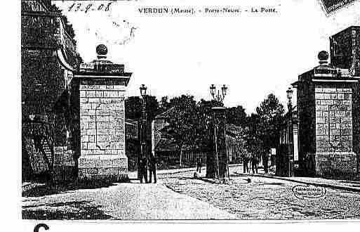 Ville de VERDUN Carte postale ancienne