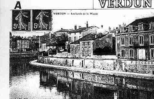 Ville de VERDUN Carte postale ancienne