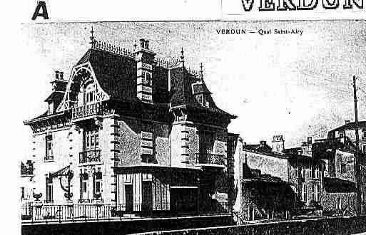 Ville de VERDUN Carte postale ancienne