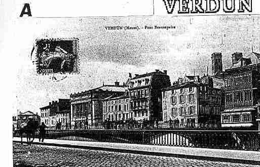 Ville de VERDUN Carte postale ancienne