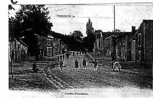 Ville de VERDUN Carte postale ancienne