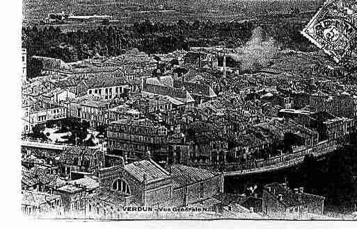 Ville de VERDUN Carte postale ancienne