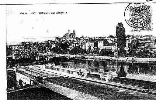 Ville de VERDUN Carte postale ancienne