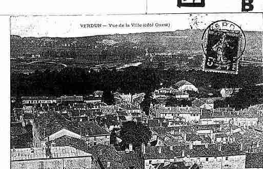 Ville de VERDUN Carte postale ancienne