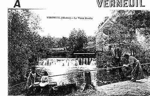 Ville de VERNEUIL Carte postale ancienne