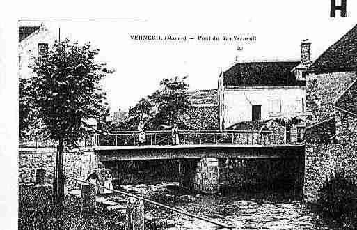 Ville de VERNEUIL Carte postale ancienne