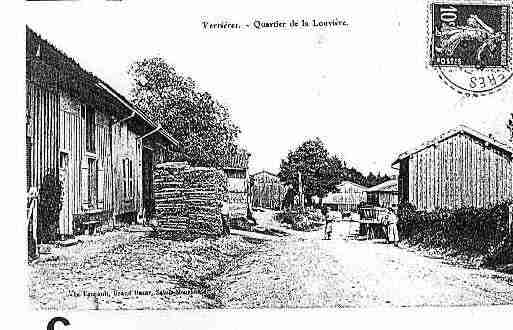 Ville de VERRIERES Carte postale ancienne