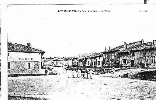 Ville de VERRIERES Carte postale ancienne