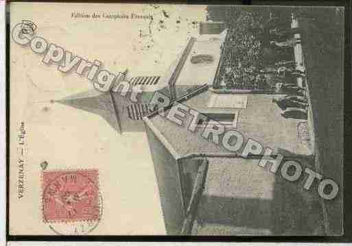 Ville de VERZENAY Carte postale ancienne