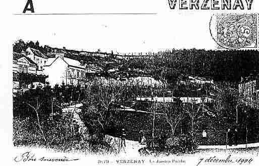 Ville de VERZENAY Carte postale ancienne