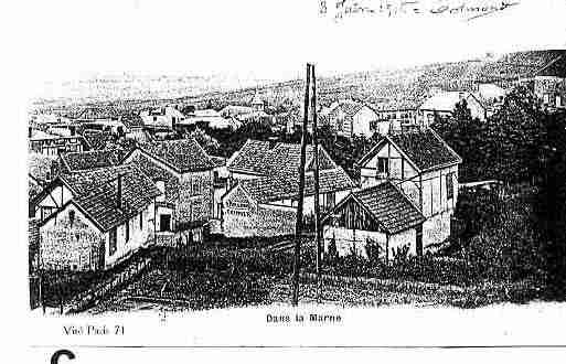 Ville de VERZENAY Carte postale ancienne