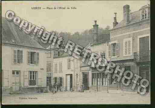 Ville de VERZY Carte postale ancienne