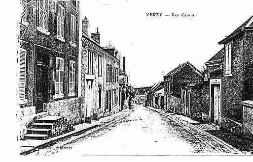 Ville de VERZY Carte postale ancienne