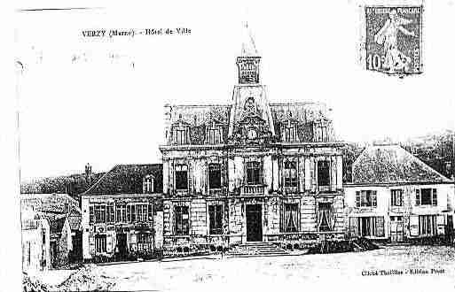 Ville de VERZY Carte postale ancienne