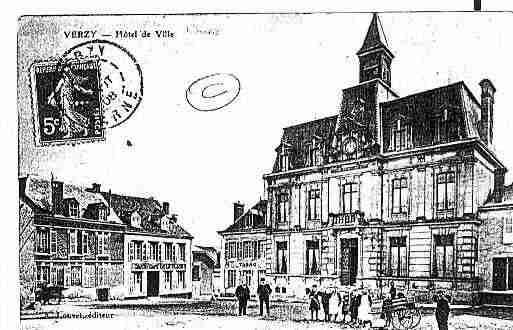 Ville de VERZY Carte postale ancienne