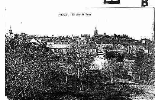 Ville de VERZY Carte postale ancienne