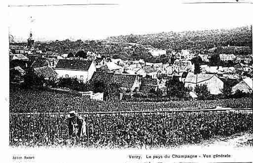 Ville de VERZY Carte postale ancienne