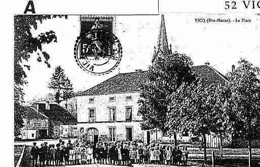 Ville de VICQ Carte postale ancienne