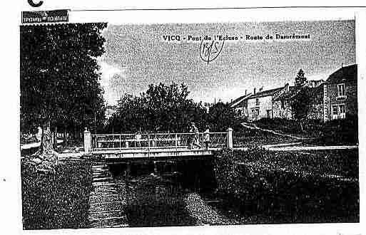 Ville de VICQ Carte postale ancienne