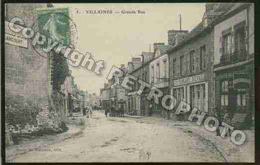 Ville de VILLAINESLAJUHEL Carte postale ancienne