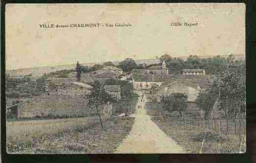 Ville de VILLEDEVANTCHAUMONT Carte postale ancienne