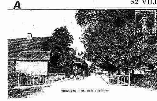 Ville de VILLEGUSIENLELAC Carte postale ancienne