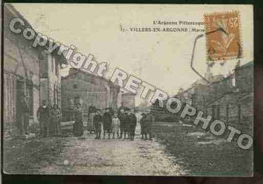 Ville de VILLERSENARGONNE Carte postale ancienne