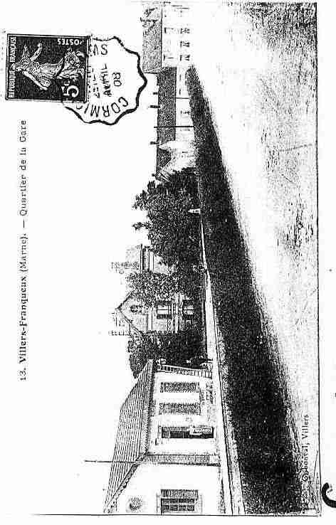Ville de VILLERSFRANQUEUX Carte postale ancienne